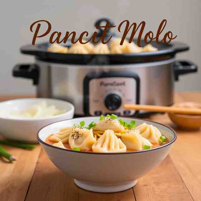 Chicken Dumpling Slow Cooker Recipe - Try Pancit Molo